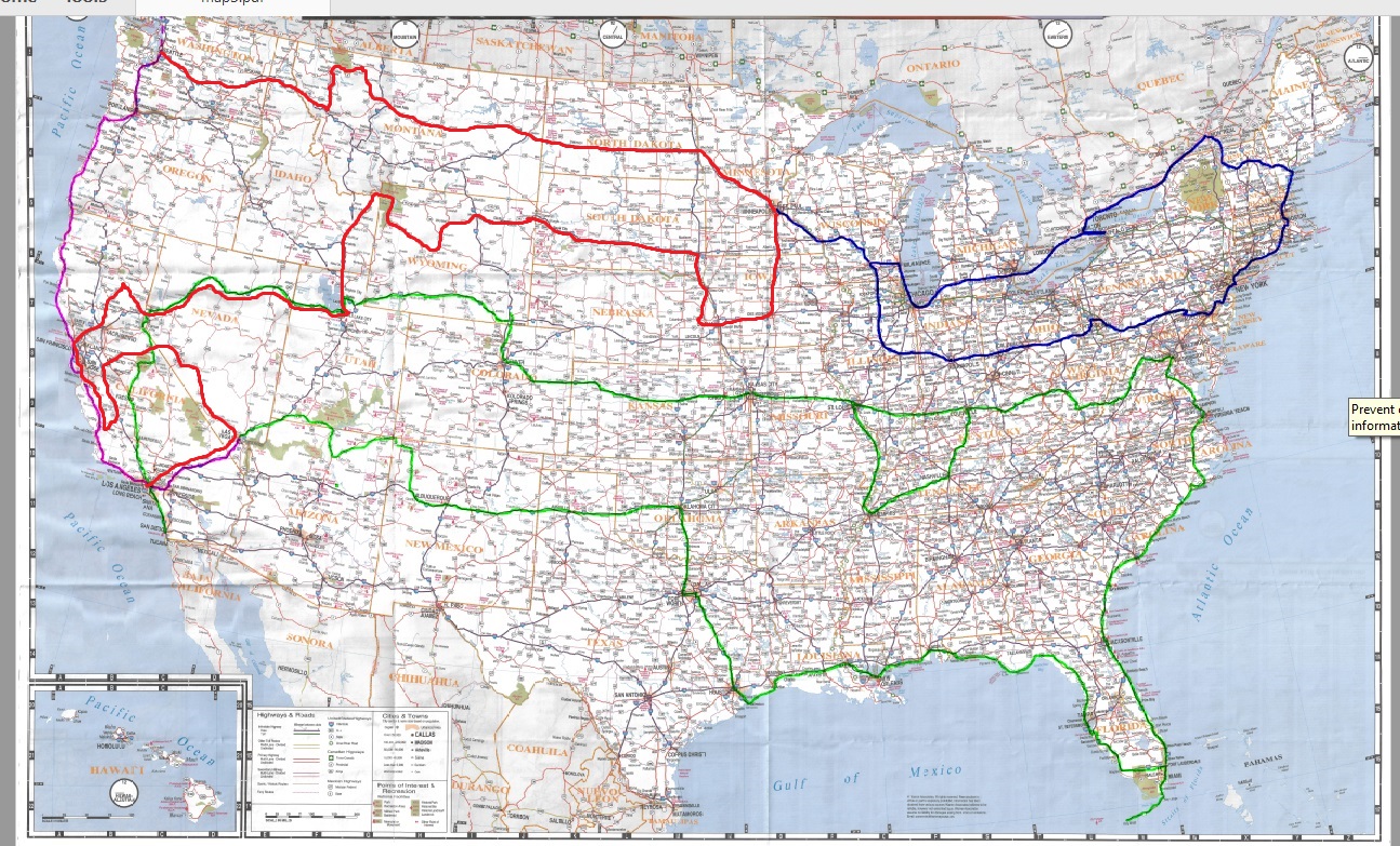 Trans Continental 21 States - See The World For F$%# ALL